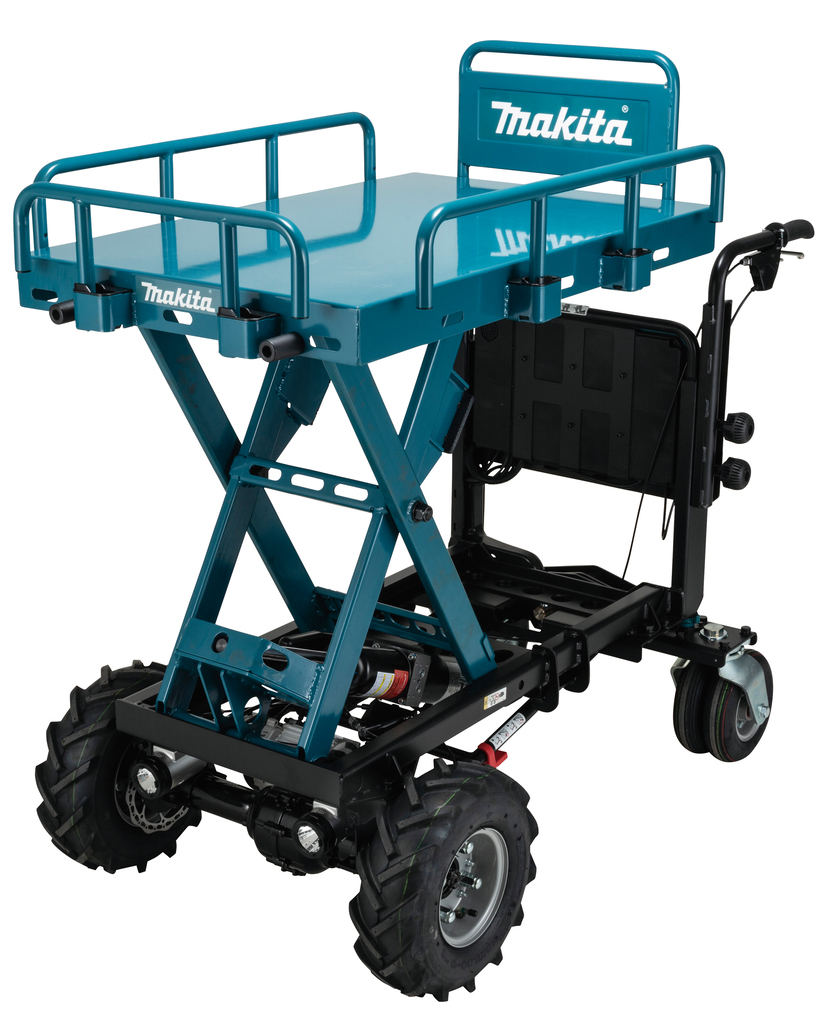 Makita DCU601Z 2 x 18V Cordless Transporter with scissor lift excl. batteries and charger