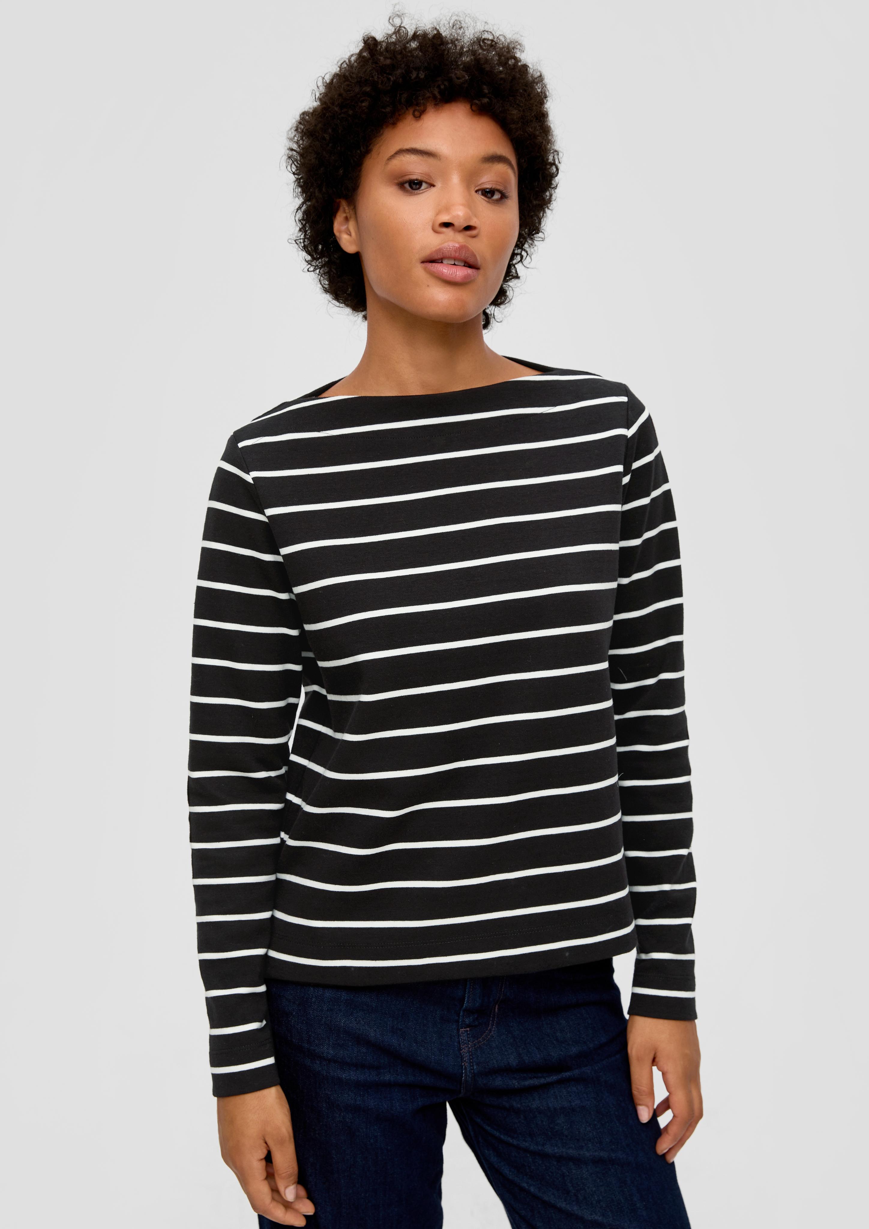 Longsleeve aus Baumwollstretch  2135965-99H1