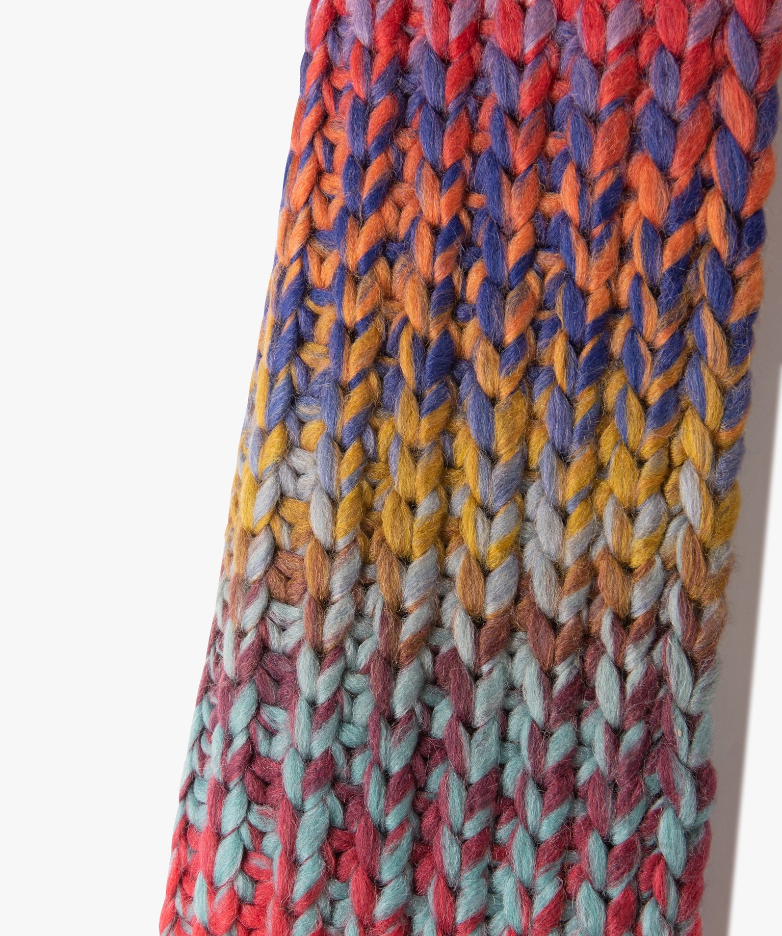 Echarpe femme en maille épaisse multicolore multicolore | GEMO