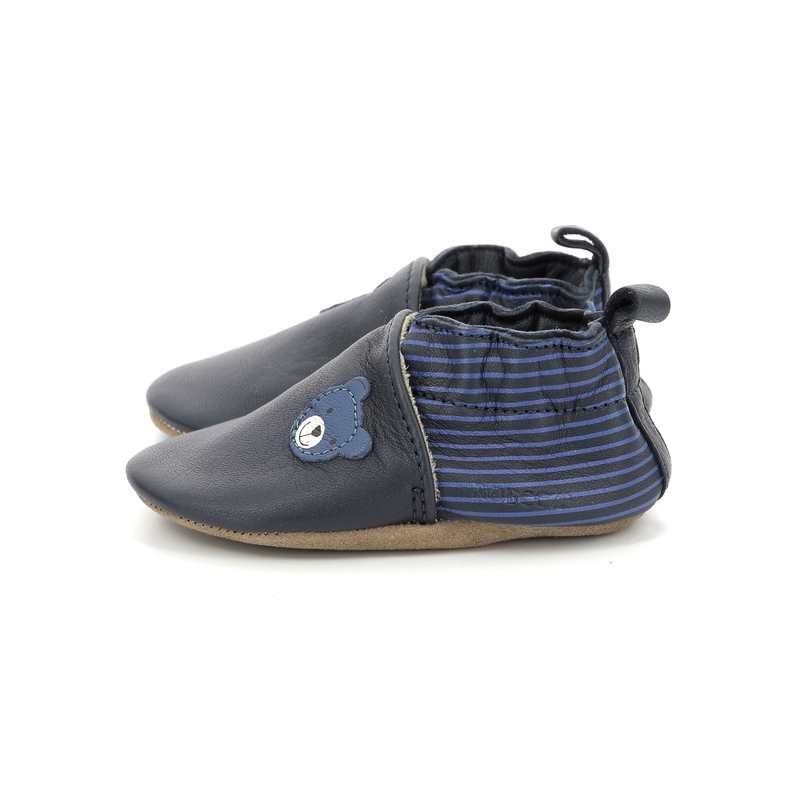 Chaussons cuir tannage vegetal Doubear
