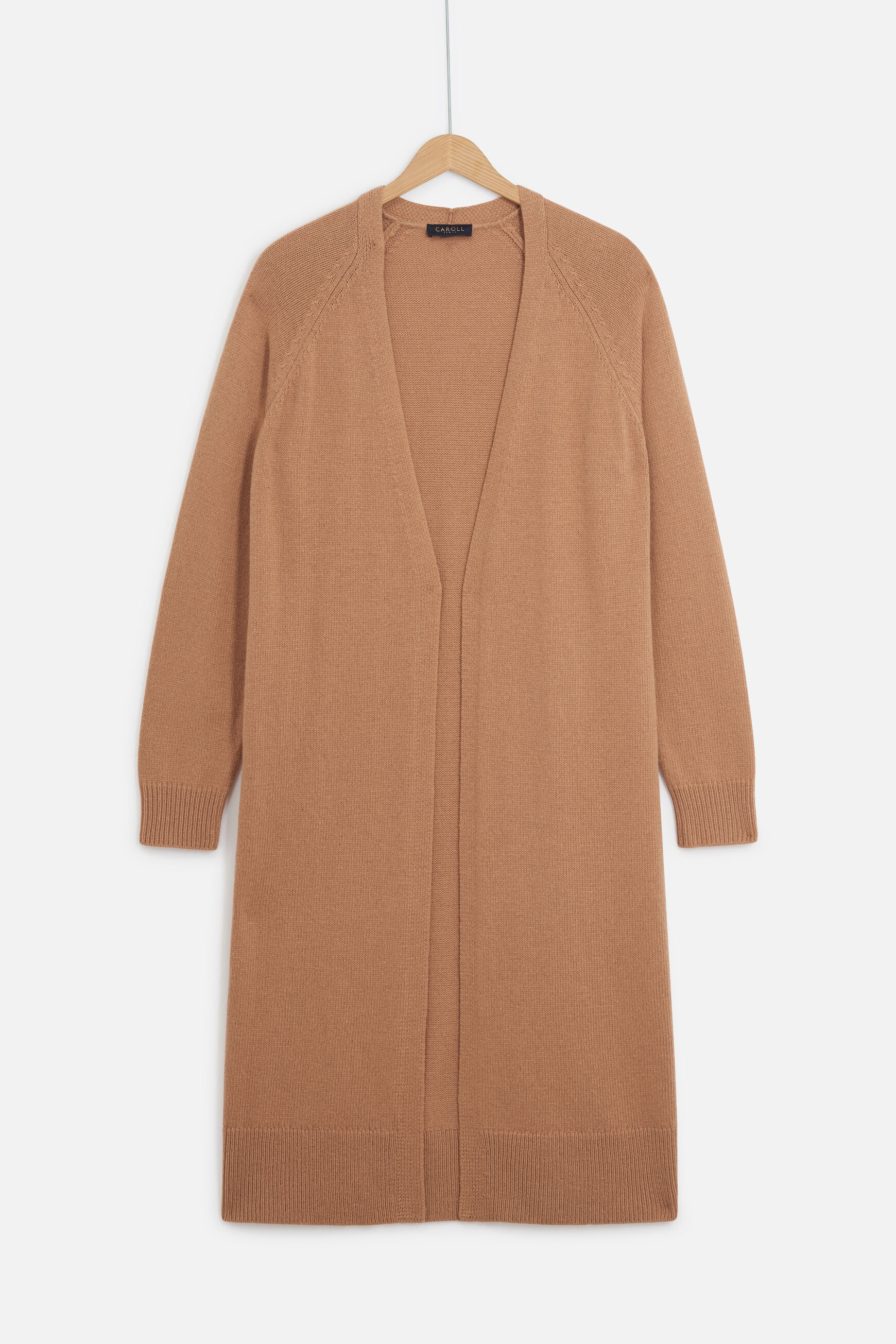 gilet armelle camel femme