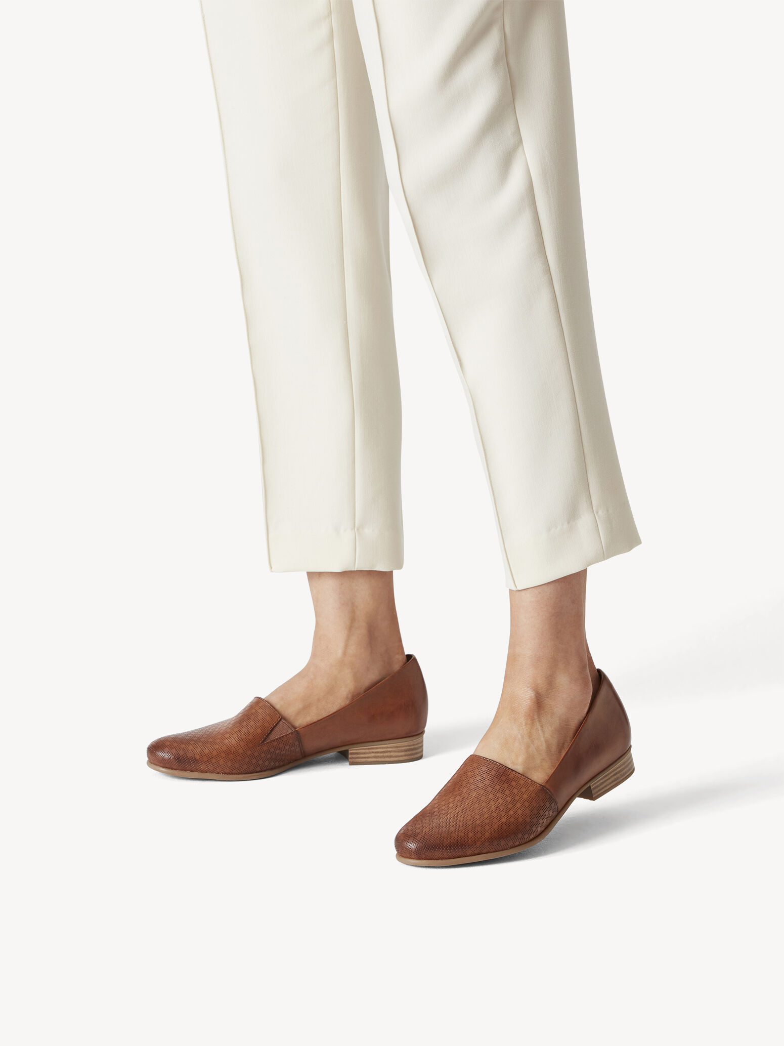 Slipper en cuir - marron