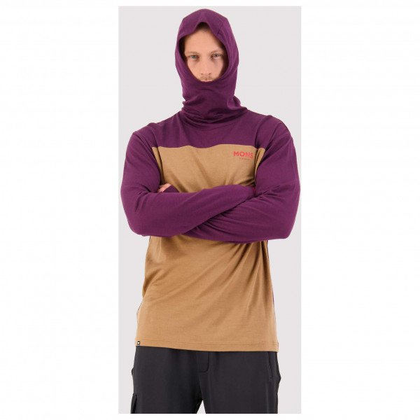 Mons Royale - Yotei Powder Hood L/S - Merinoshirt