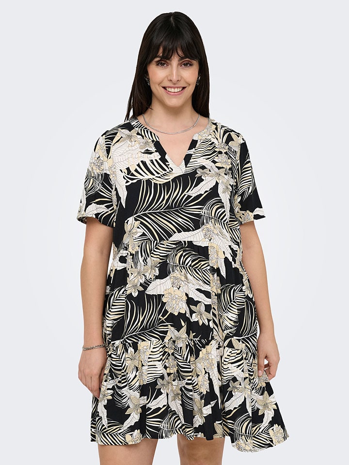 ONLY Carmakoma Kleid in Beige günstig kaufen