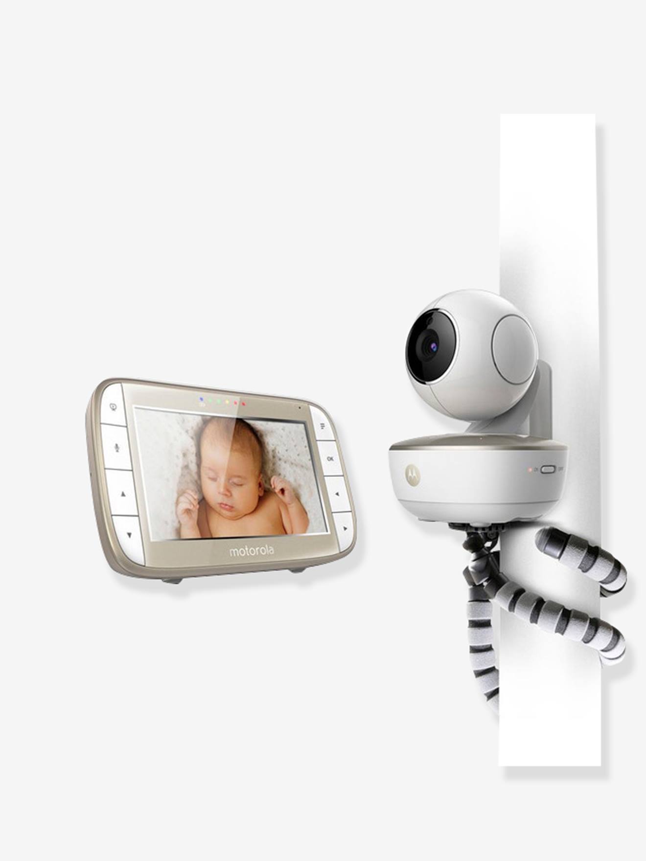 Ecoute-bébé audio/vidéo numérique MOTOROLA VM855 blanc