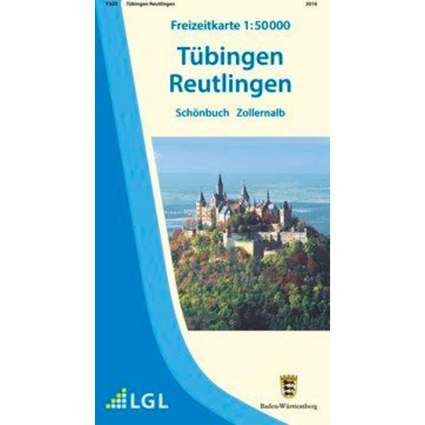 Tübingen Reutlingen 1 : 50 000 - Wanderkarte