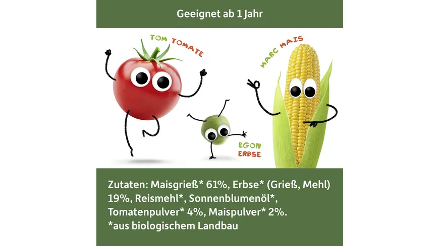 Freche Freunde Bio Knusper Sticks-Dreierlei Gemüse 30 g