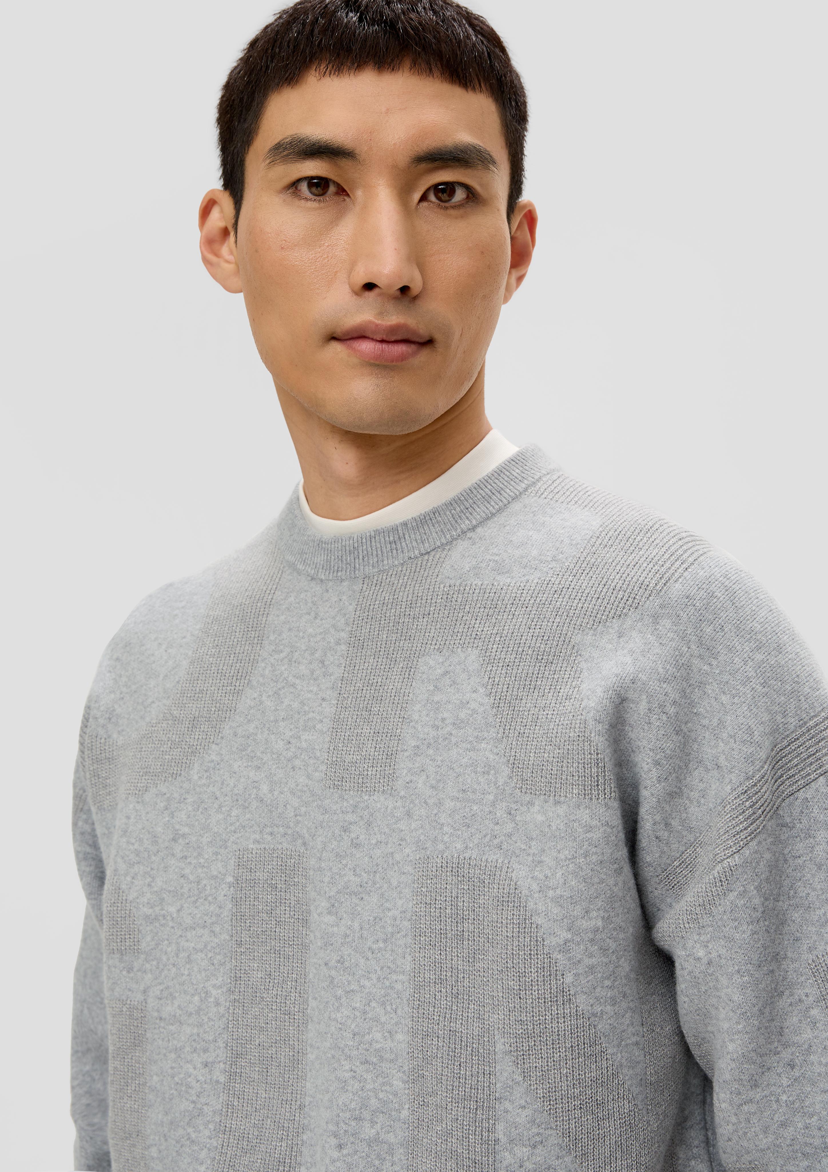 Strickpullover mit Intarsienmuster  2138810-90F3