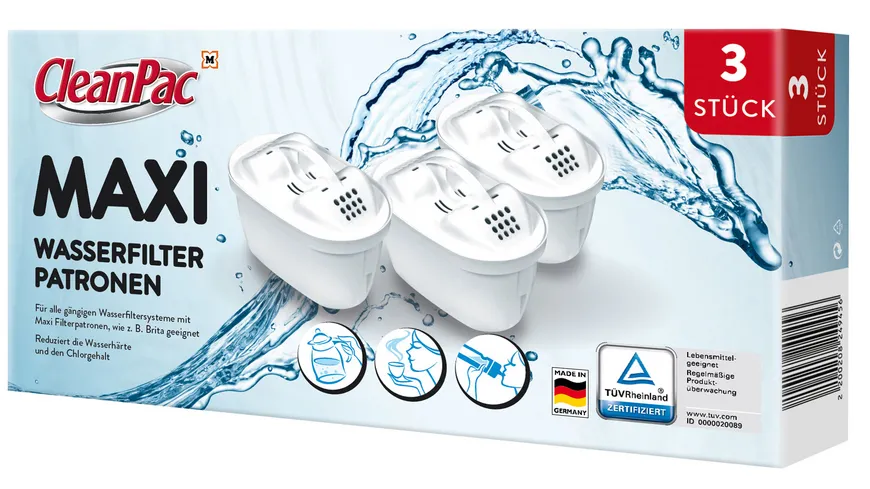 CleanPac Maxi Wasserfilter Patronen