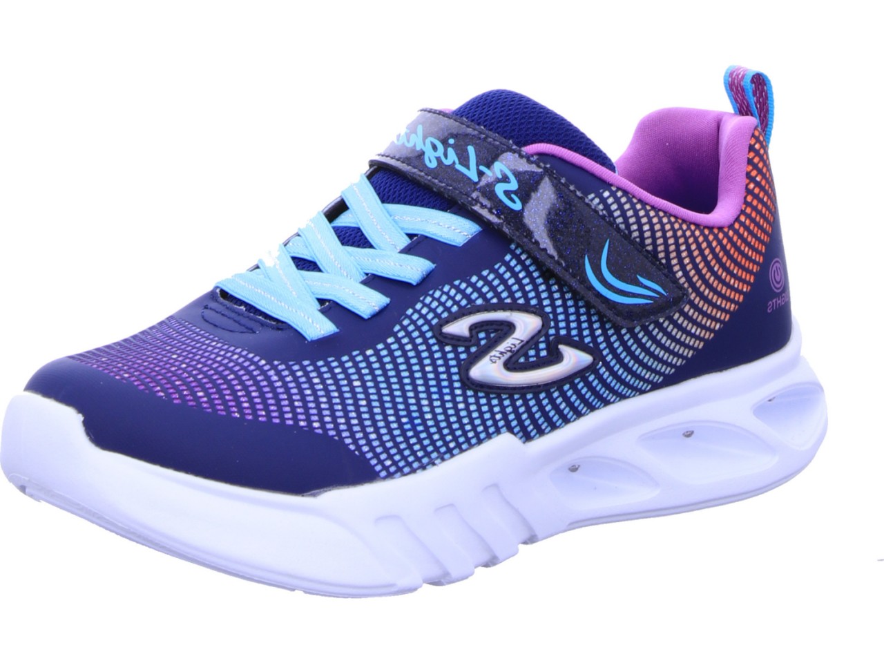 SKECHERS Mädchen Sneaker blau
