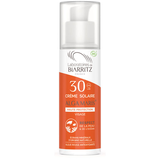 ALGA MARIS Sonnencreme Gesicht Bio LSF 30 UVA/UVB  50 ml  Creme