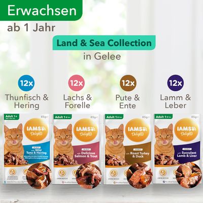 IAMS Delights Adult Land & Sea Mix