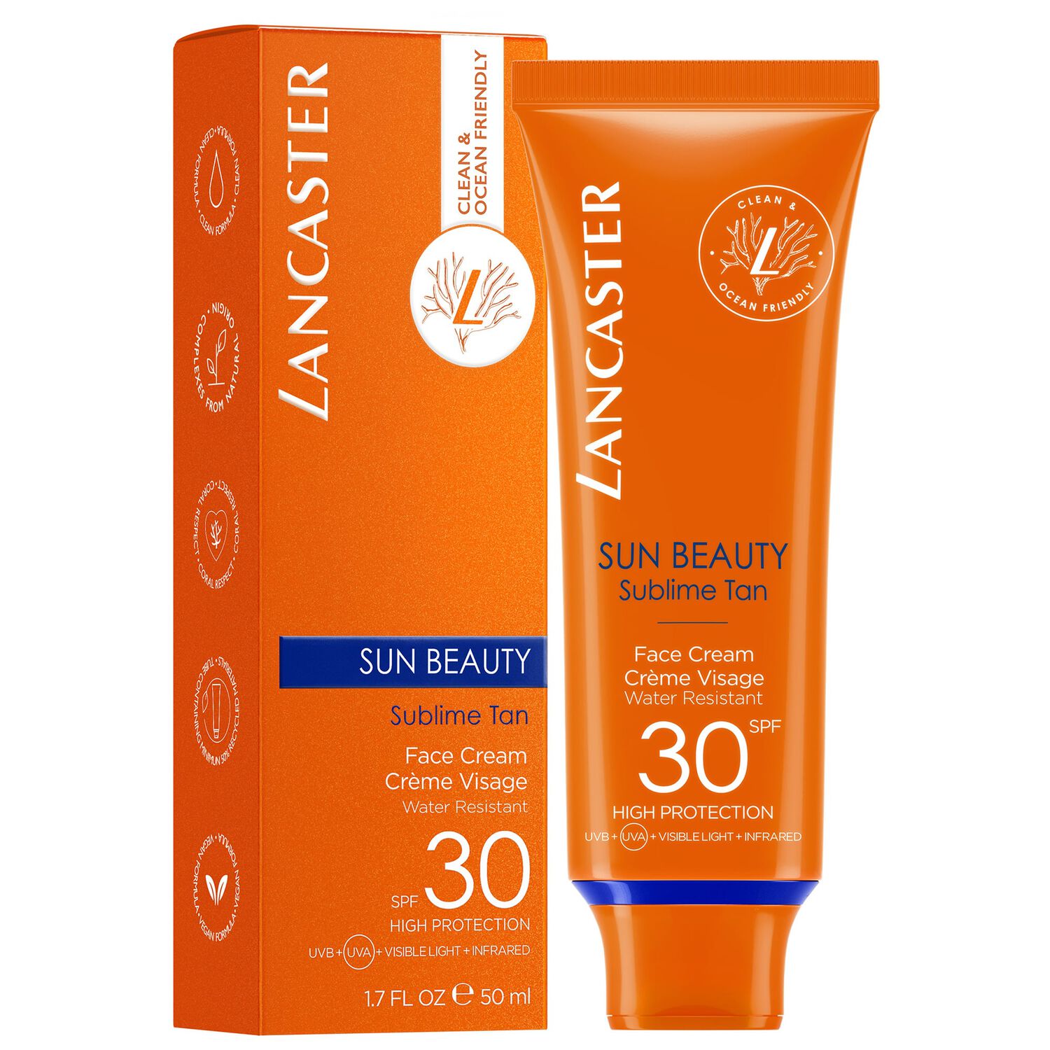Lancaster Sun Beauty Crème Visage Velours Bronzage Lumineux SPF30