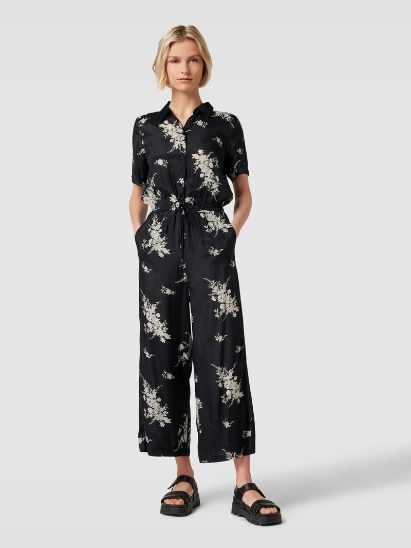 Jumpsuit mit Allover-Print Modell 'Gilla' in schwarz