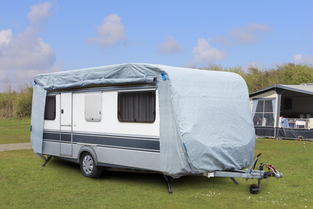 Diamond Car Abdeckplane für Wohnwagen oder Wohnmobil XL, ca. 670 x 250 x 220 cm