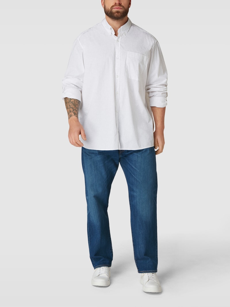 PLUS SIZE Jeans mit Label-Patch in jeans