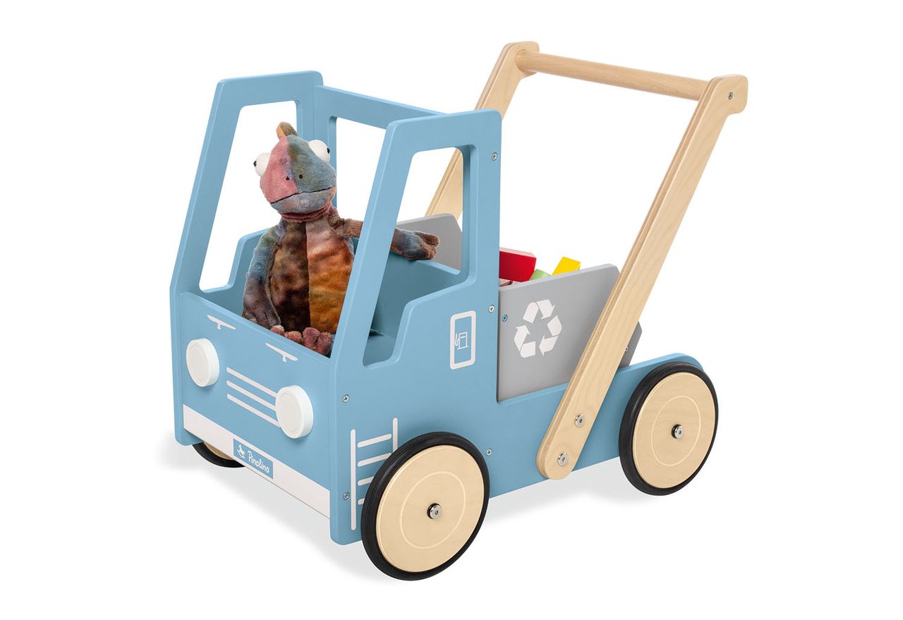 Pinolino Kinderträume Pinolino Lauflernwagen Kipplaster Fred blau