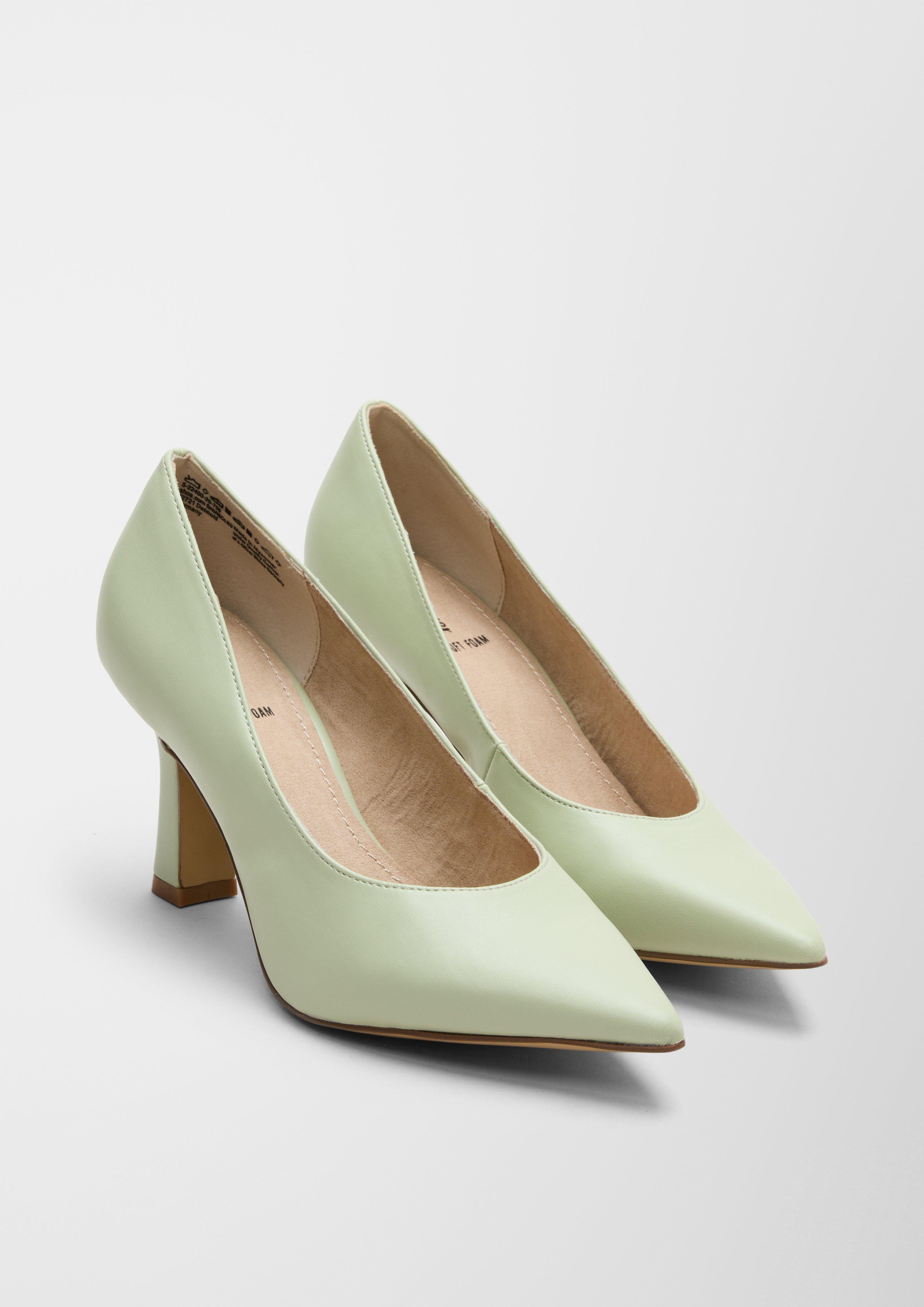 Pumps in Glattleder-Optik  1235035-706