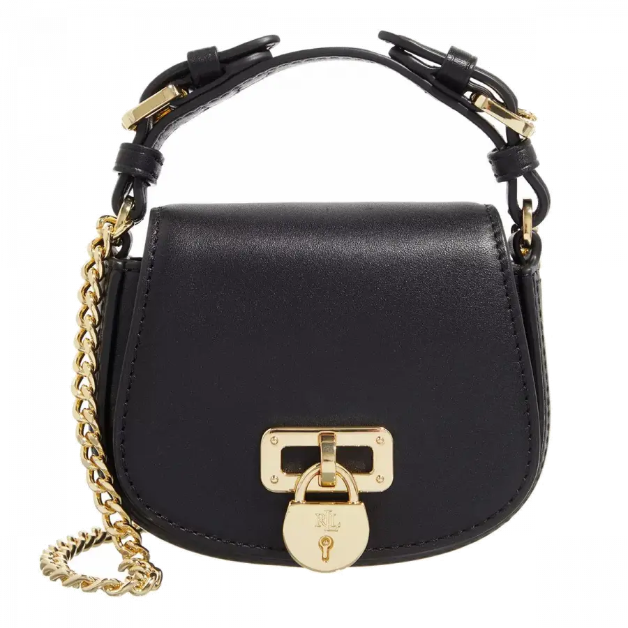 Lauren Ralph Lauren - Lauren Ralph Lauren Shoulder Bags Leder Black - schwarz