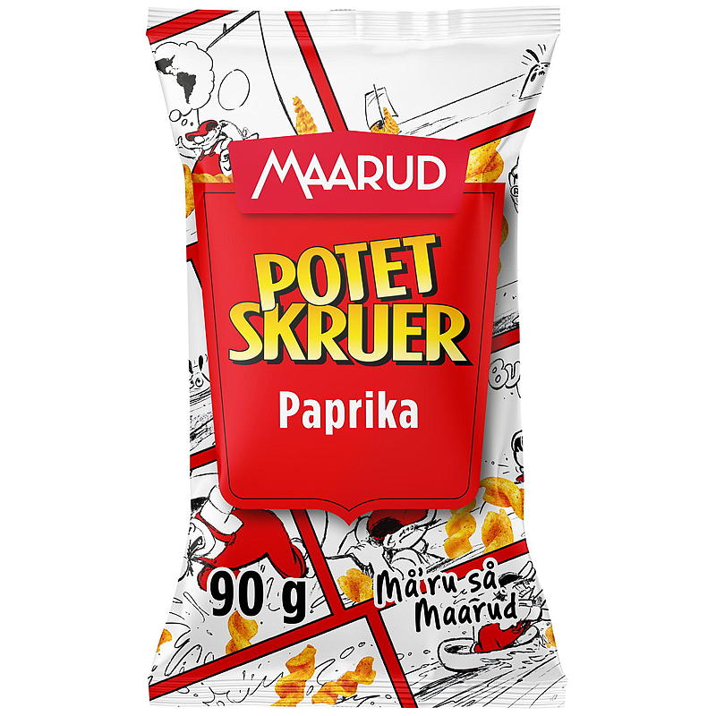 Maarud Potetskruer 90 g paprika