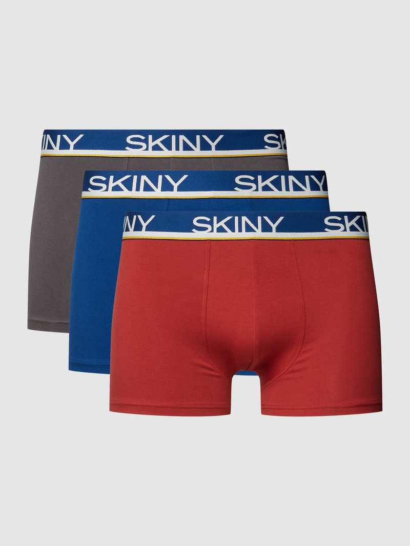 Trunks mit Label-Details im 3er-Pack in khaki
