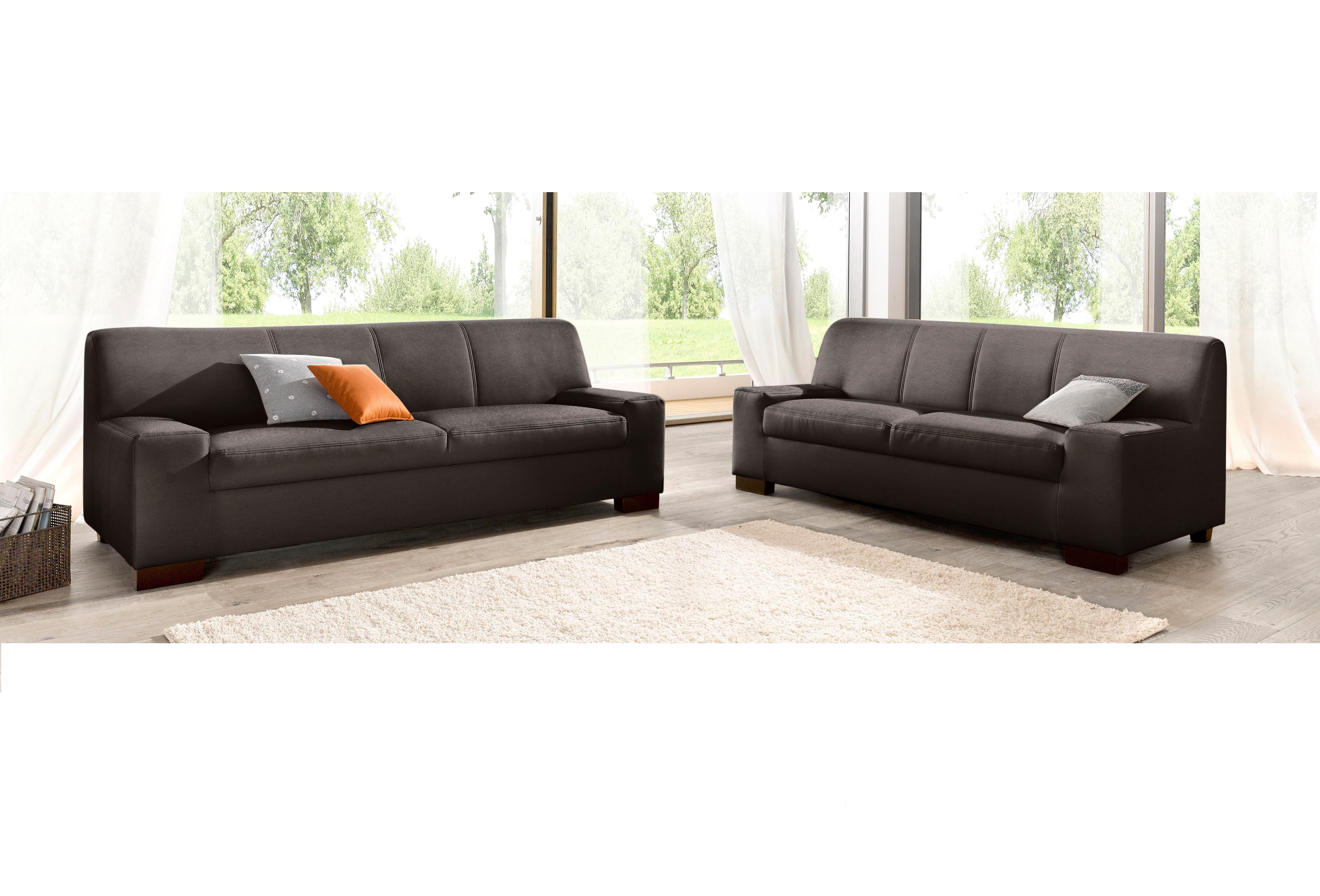 DOMO collection Polstergarnitur Norma Top, (Set, 2-tlg), bestehend aus einem 2-Sitzer und einem 3-Sitzer