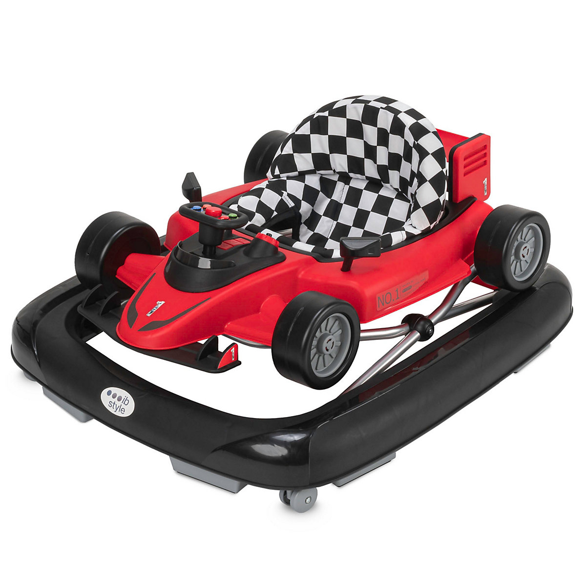 Lauflernhilfe Lauflernwagen Gehfrei mit Sound 2 in1  LITTLE SPEEDSTER 70 x 62 x 40 cm