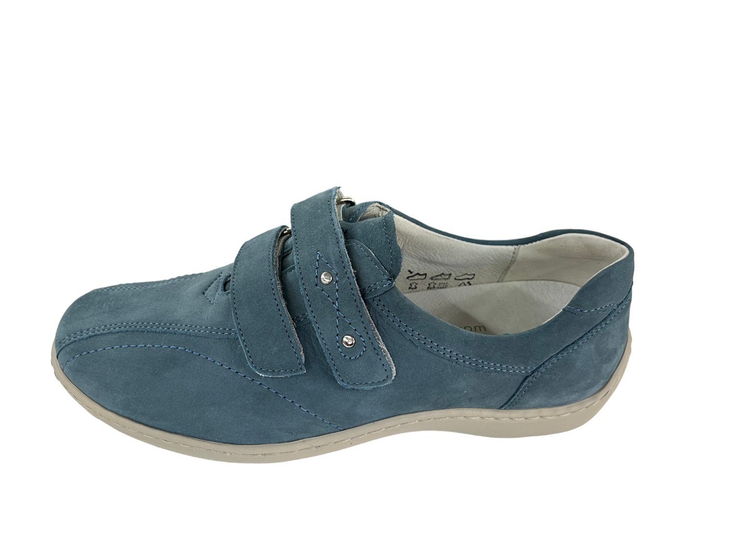 Waldläufer Waldläufer Damen Klettschuh HENNI 496301-191-195 azur blau Kletterschuh