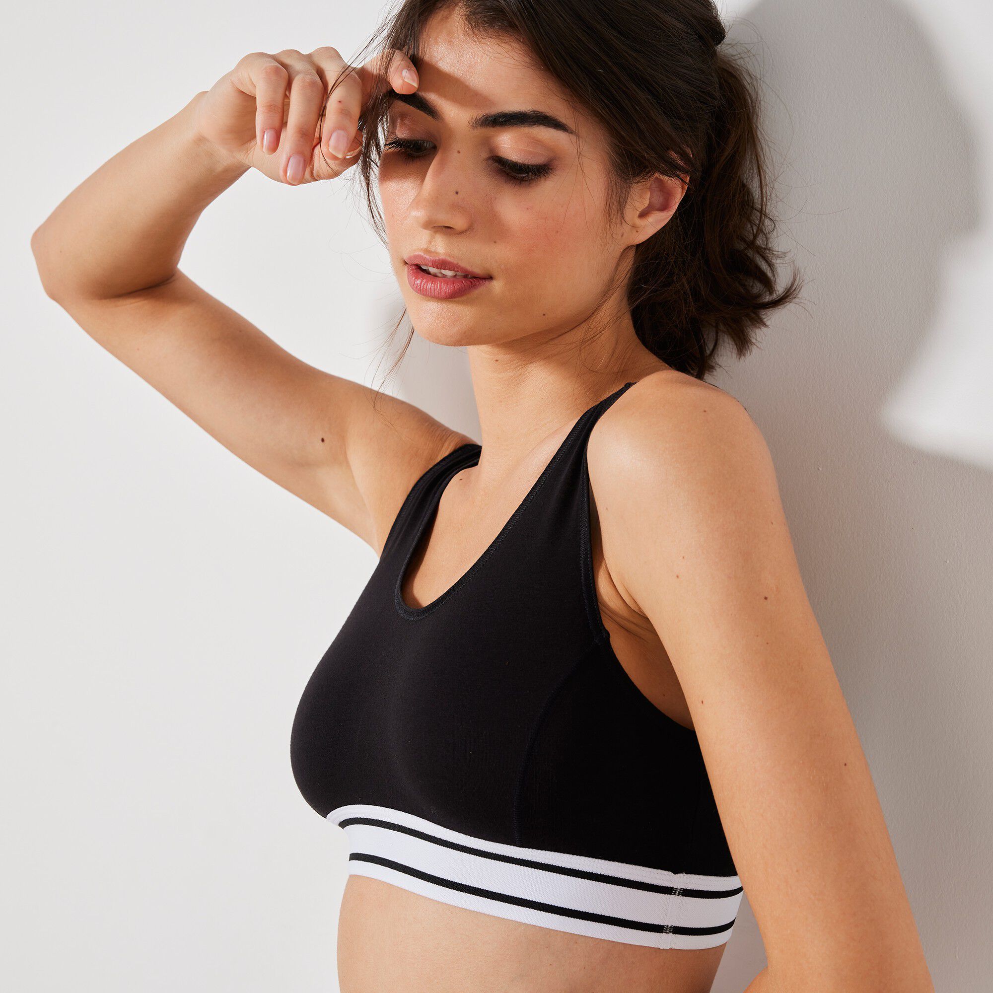 Brassière sport sans armatures