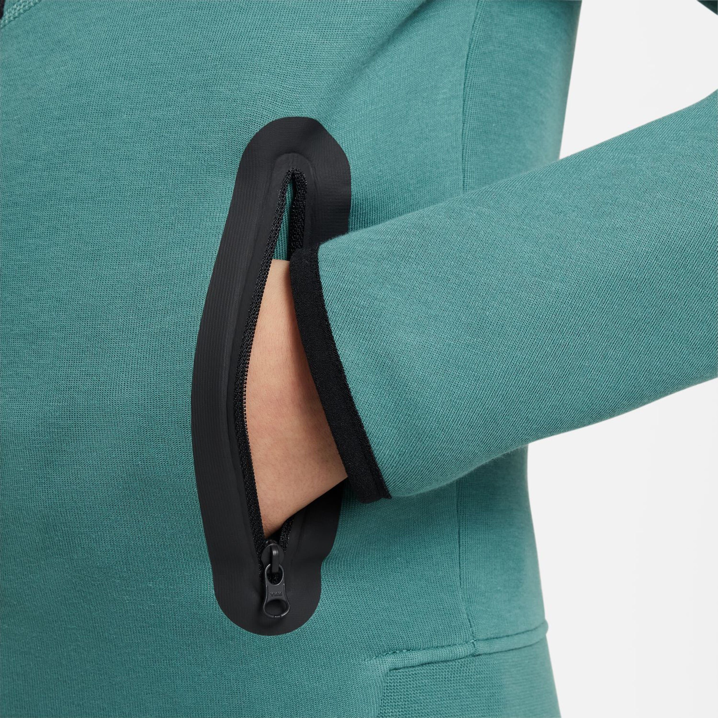 Tech Fleece Full-Zip Hoody Jungen - Dunkelgrün