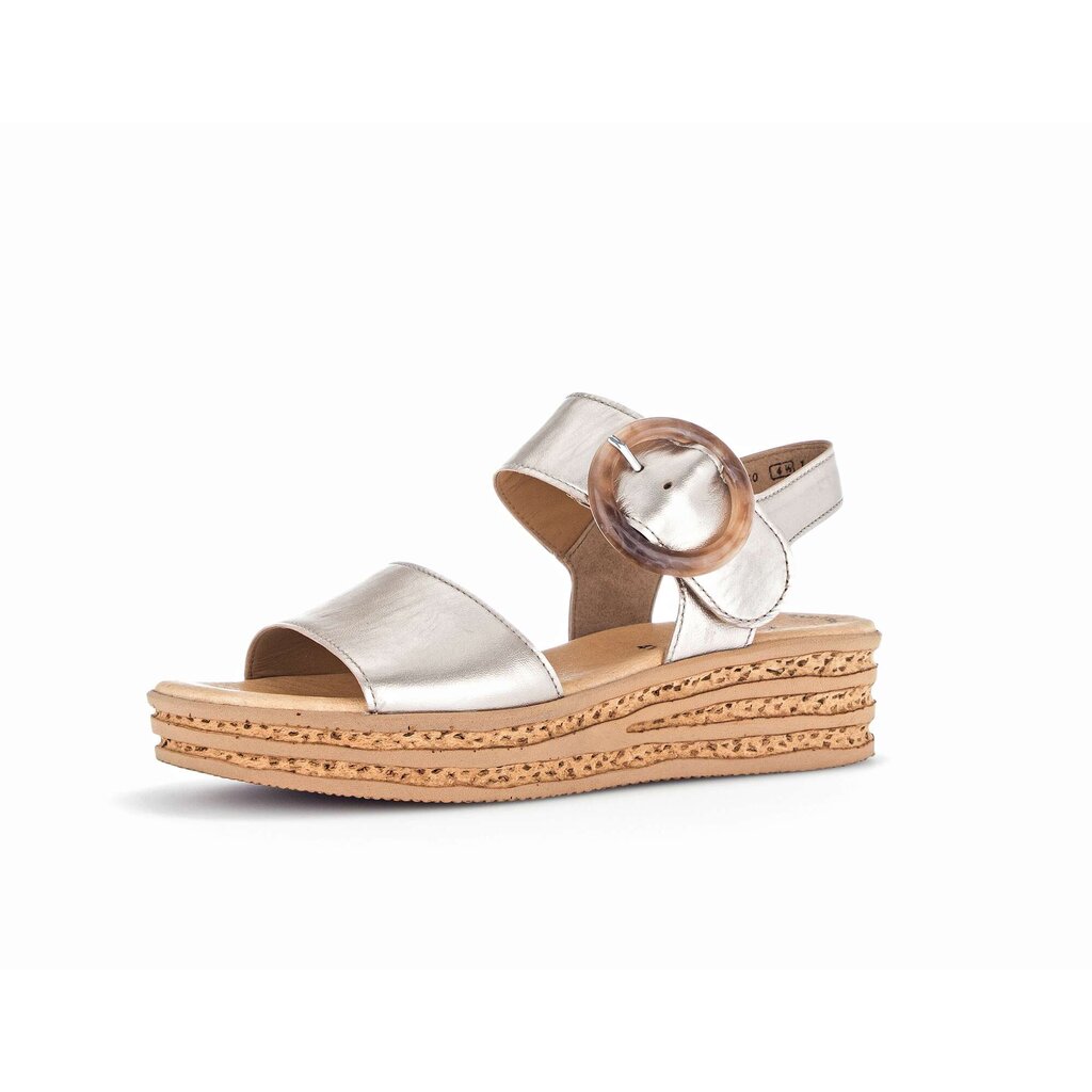 Gabor fashion Plateau Sandale beige