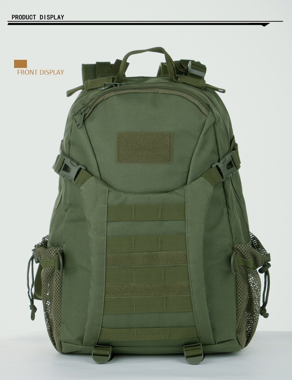 RAIKOU Rucksack 35L Taktischer Rucksack Herren militär Wanderrucksack wasserdicht, zum Wandern Outdoorsports Reisen Camping