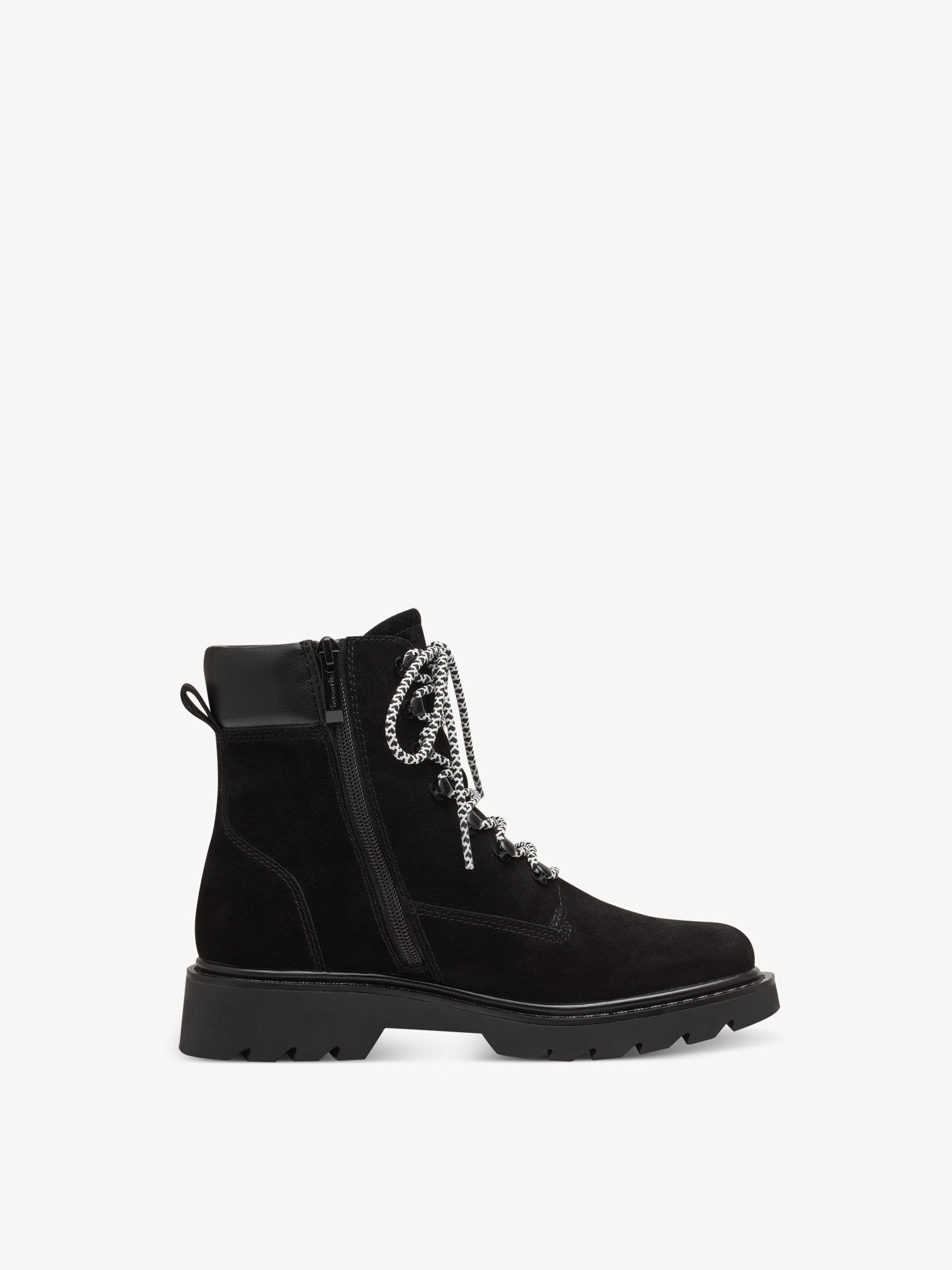 Bottine en cuir - noir
