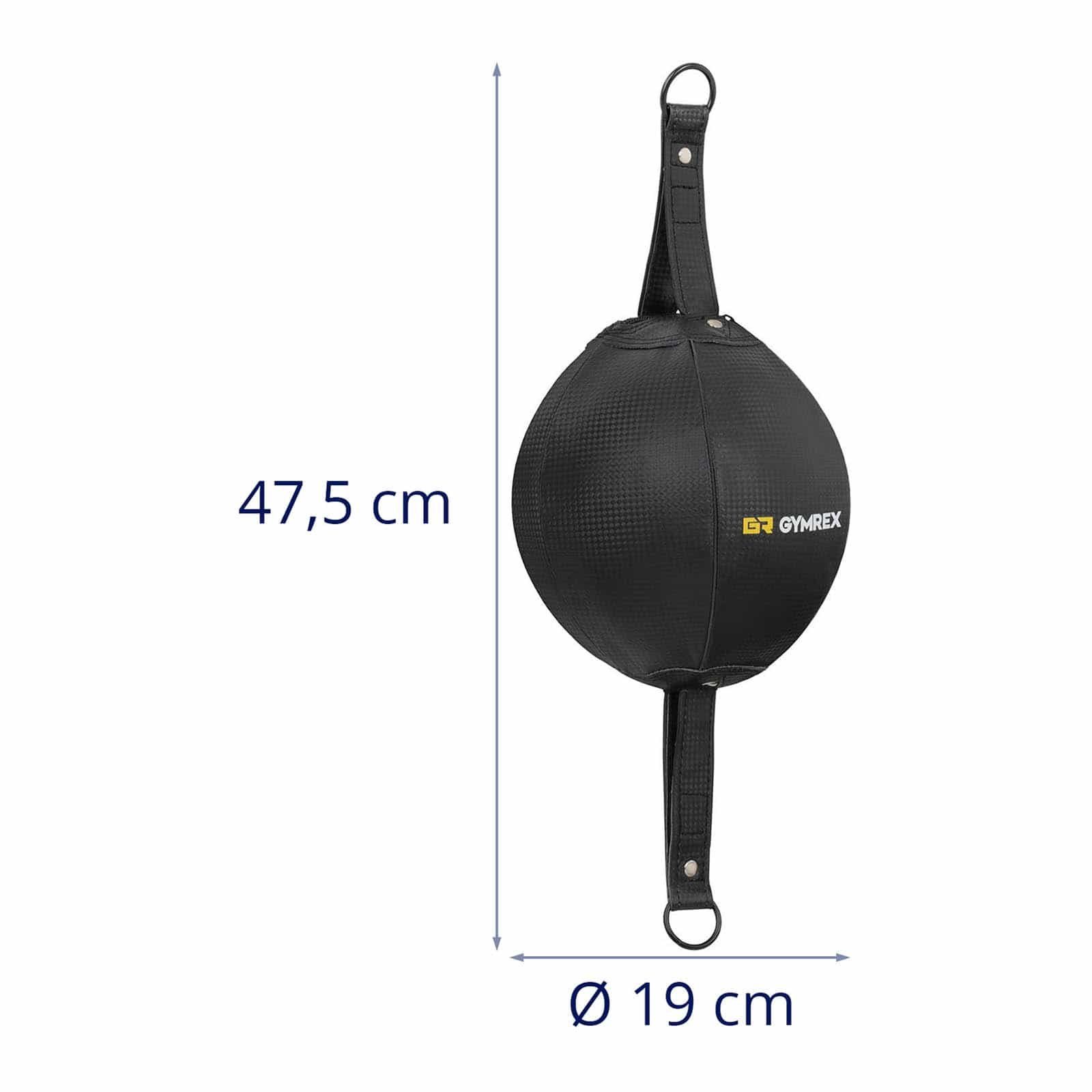 Gymrex Punchingball Doppelendball Speedball Schlagbirne Punchingball Boxbirne Spannseile