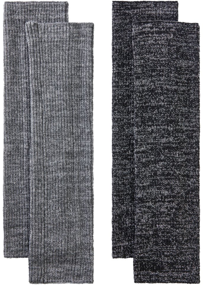 Beinstulpen mit Glitzergarn (2er Pack)