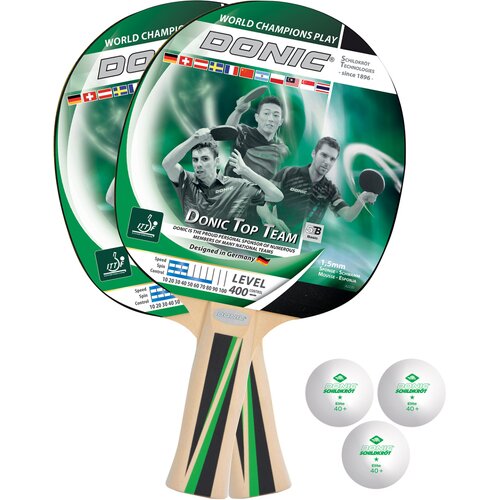 DONIC-SCHILDKRÖT TISCHTENNIS-SET TOP TEAM 400