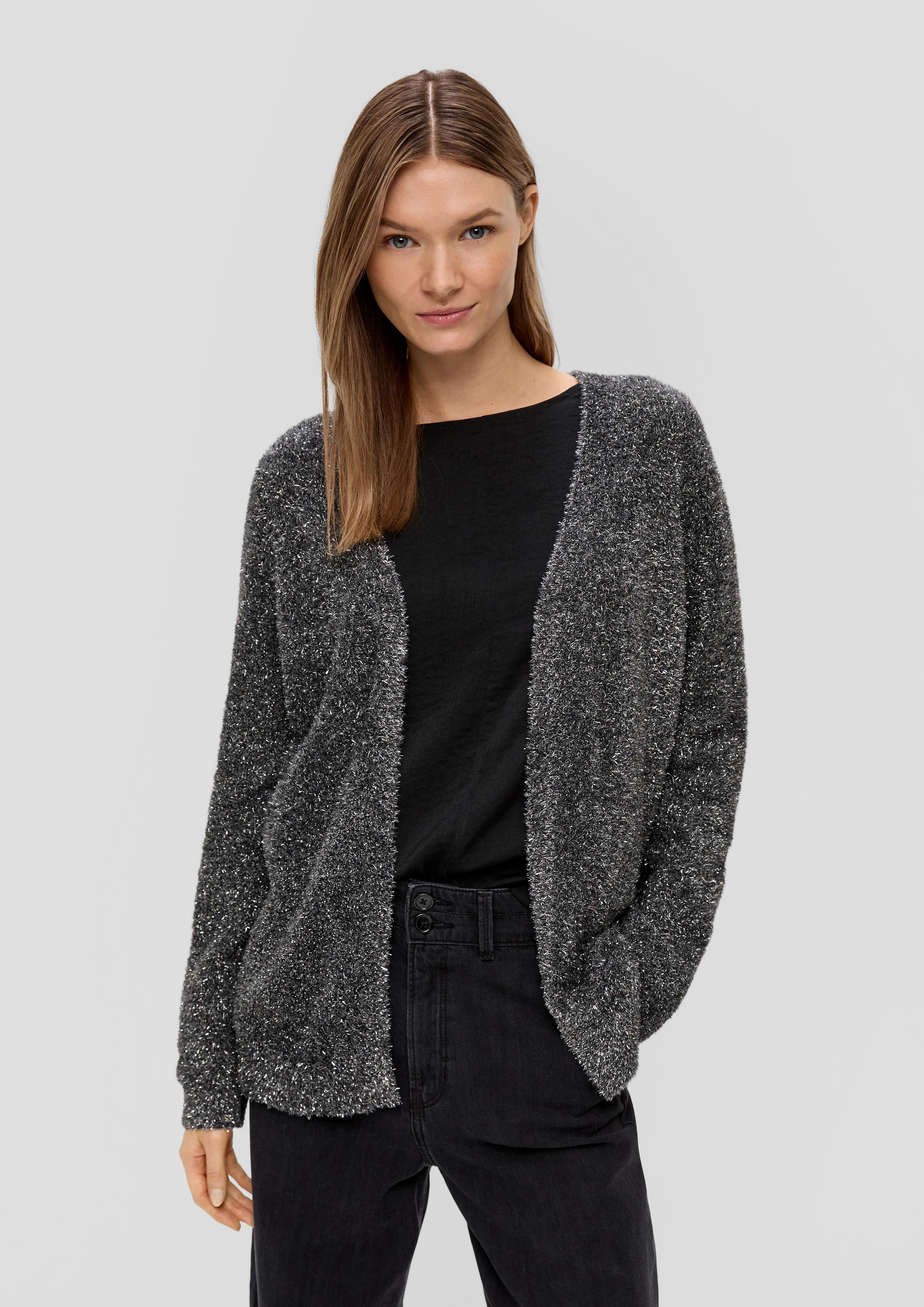 Offener Cardigan mit Effekt-Garn  2145460-9722