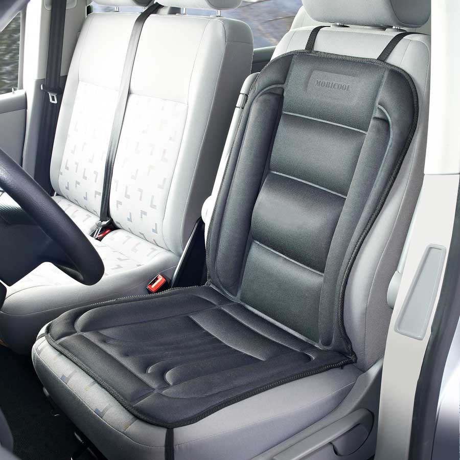 MOBICOOL beheizbare Sitzauflage MH40S mit 2 Heizstufen und 12 Volt-Anschluss (Zigarettenanzünder), 1 Stück - ATU