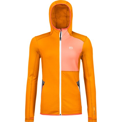 DAMEN UNTERJACKE FLEECE HOODY W