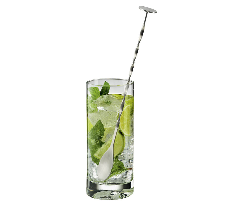 Cocktaillöffel mit Stößel