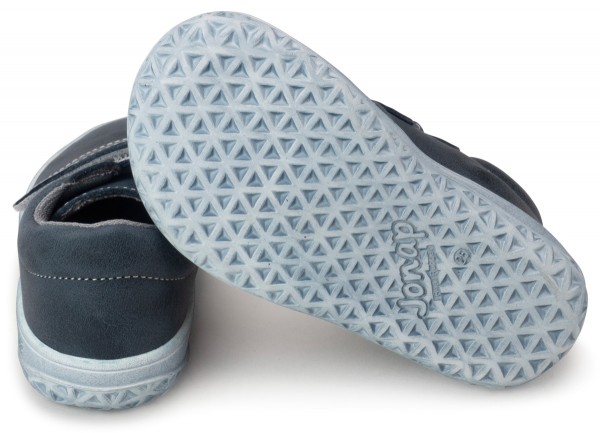 Jonap bare ~ LowCut Klettschuh Leder ~ Dark Grey