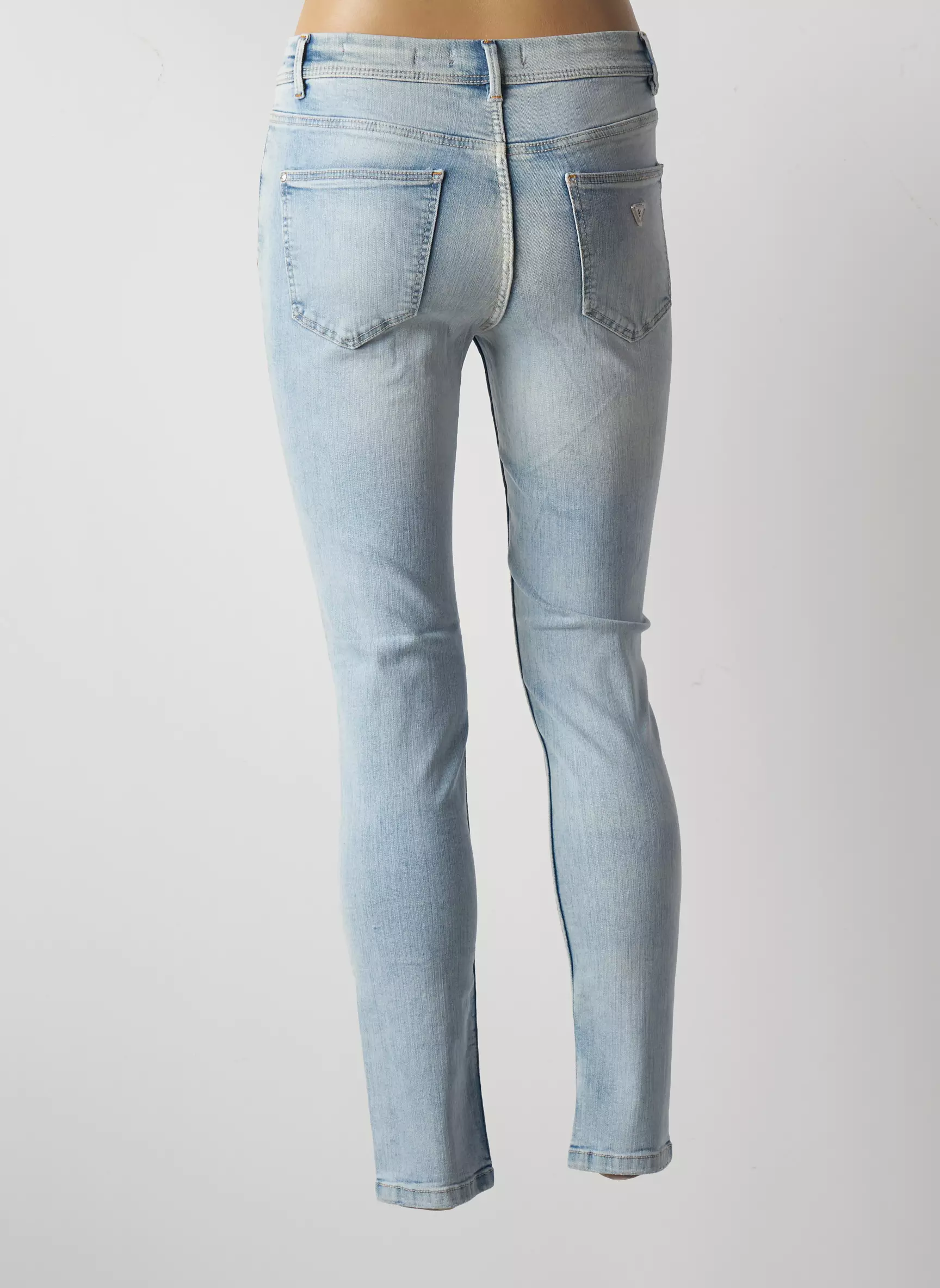 Guess Jeans Skinny Femme couleur bleu
