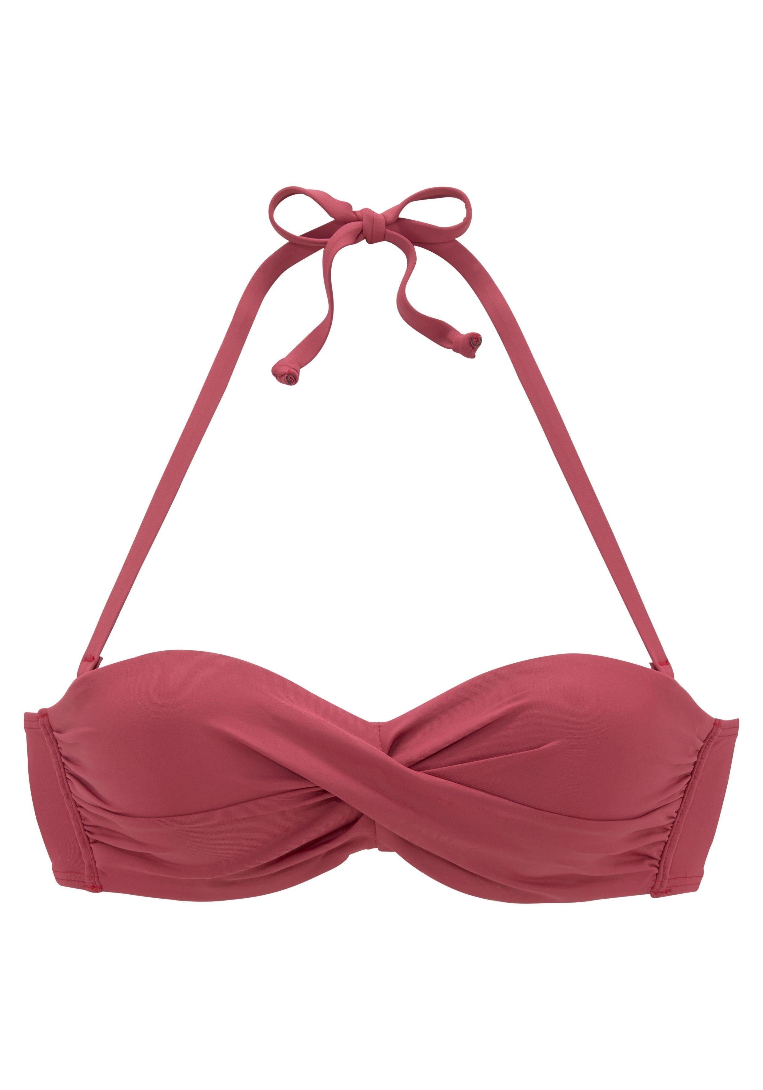 s.Oliver Bügel-Bandeau-Bikini-Top Rome, in Wickeloptik
