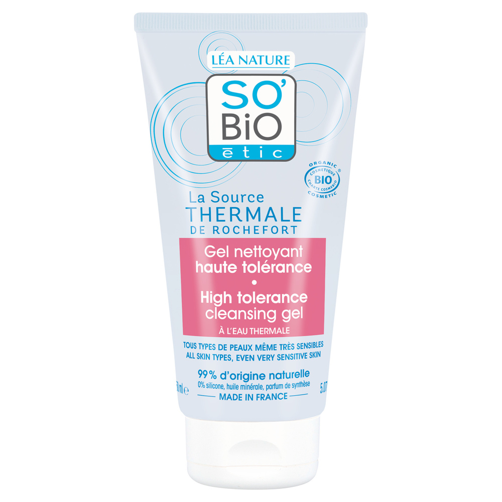 LÉA NATURE SO BiO étic Gel nettoyant haute tolérance, haute tolérance - Eau thermale de Rochefort Eau Thermale