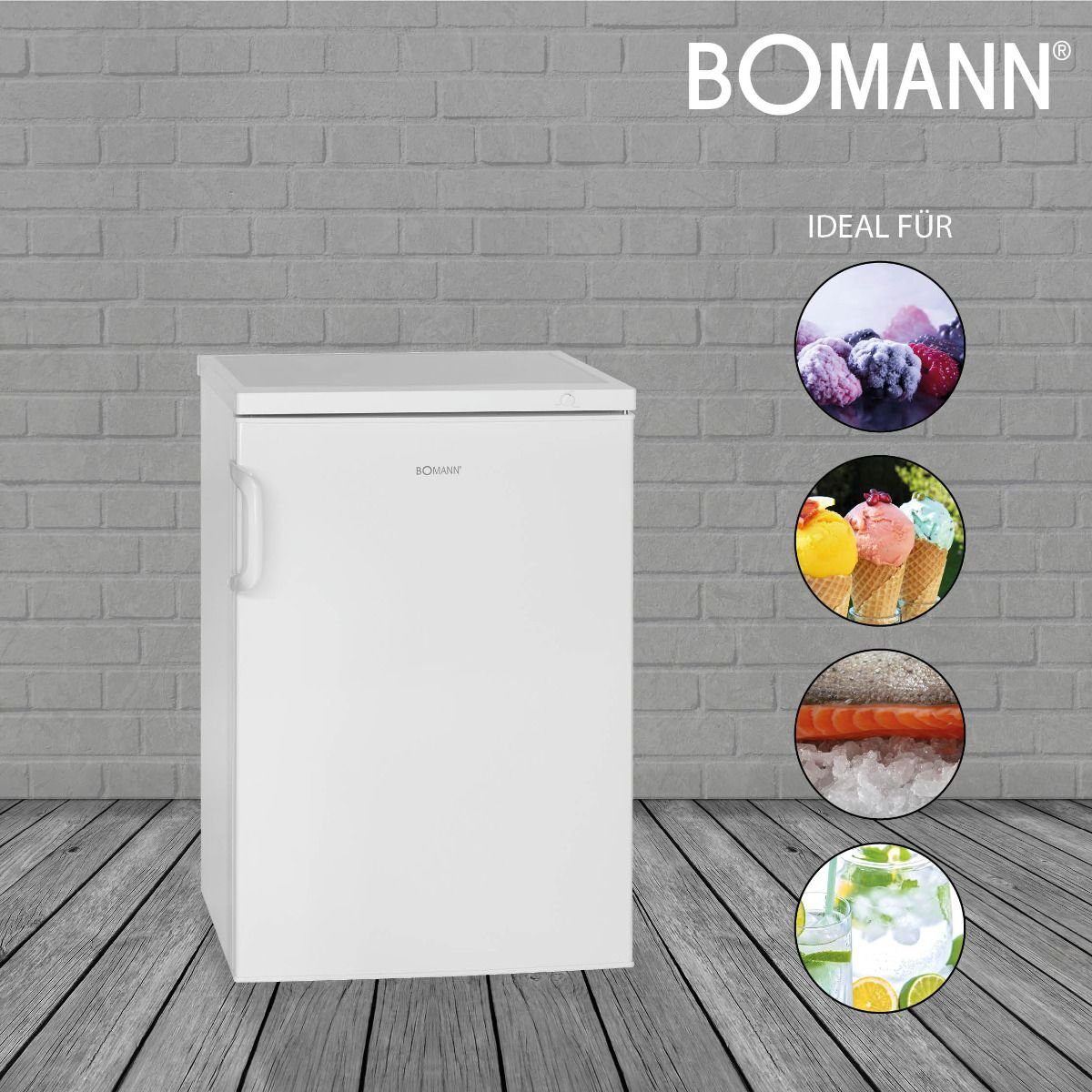 BOMANN Gefrierschrank GS 2196.1, 84.5 cm hoch, 56.0 cm breit
