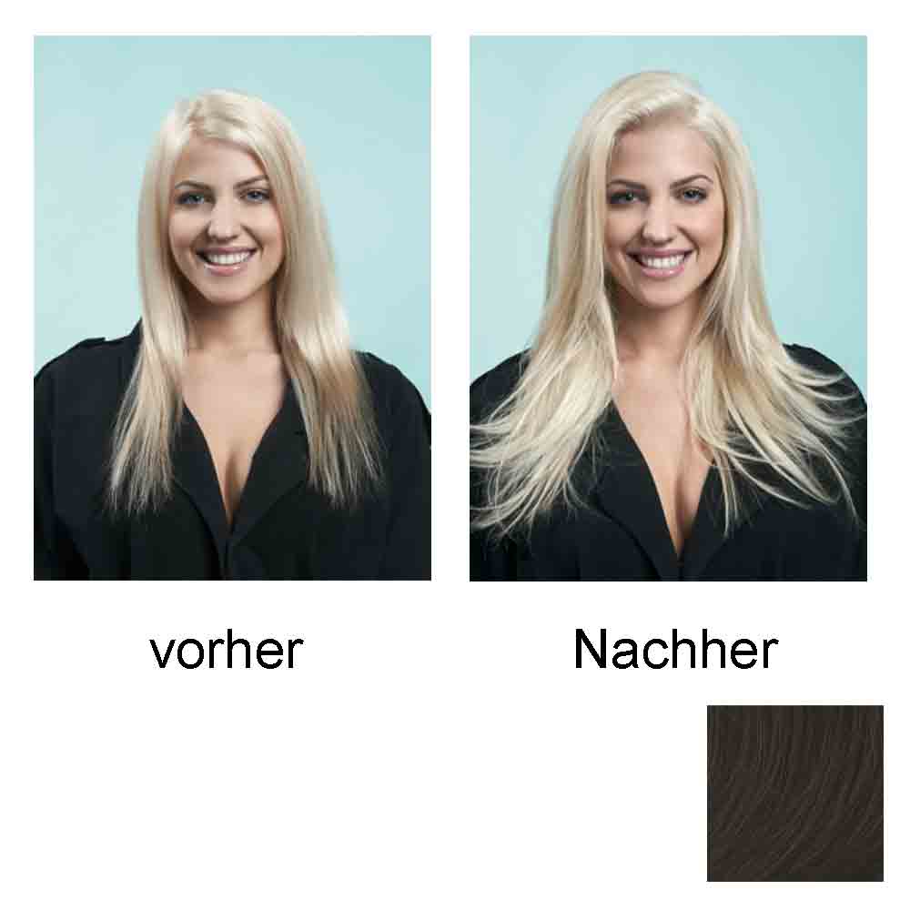 Hairdo Haarteil Clip in Straight Extension R2 ebony black 55cm