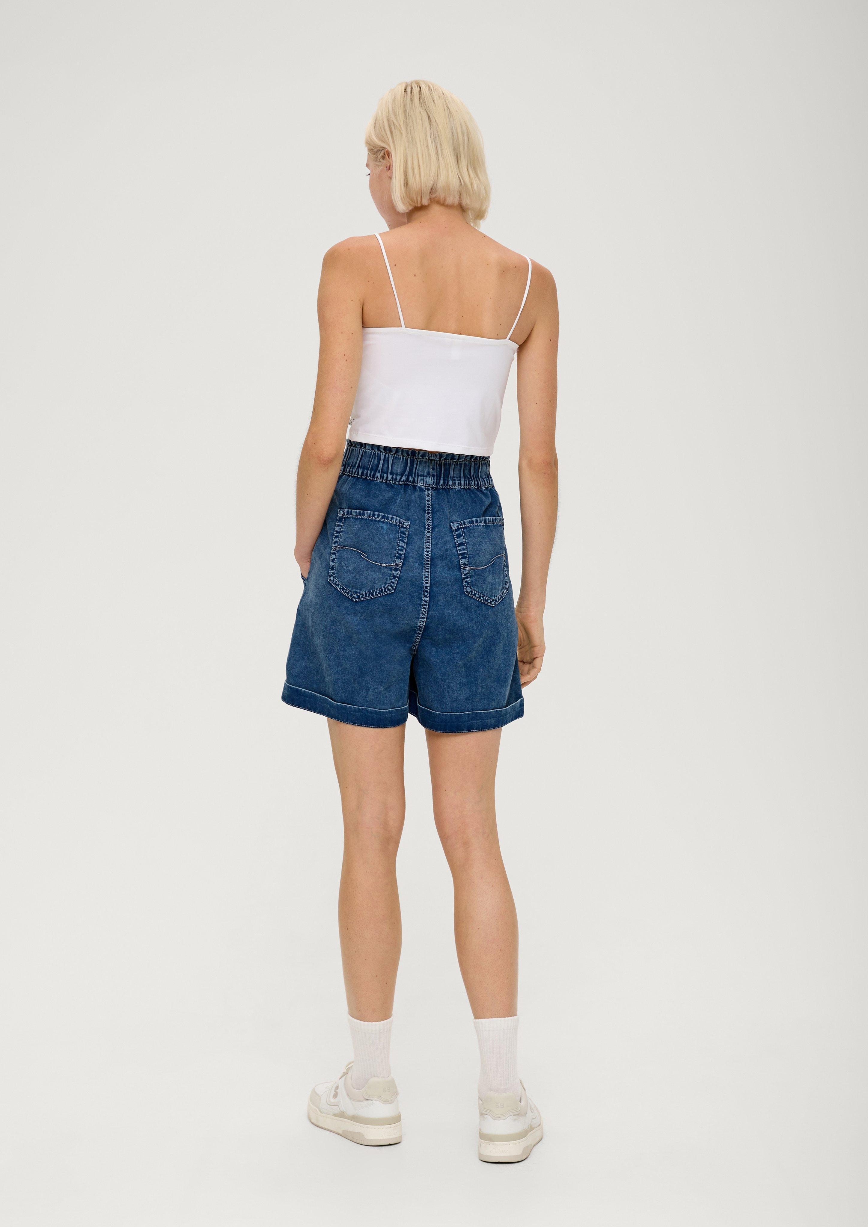 Jeans-Shorts Paper Bag / Relaxed Fit / High Rise / Semi Wide Leg  2131252-55Y2