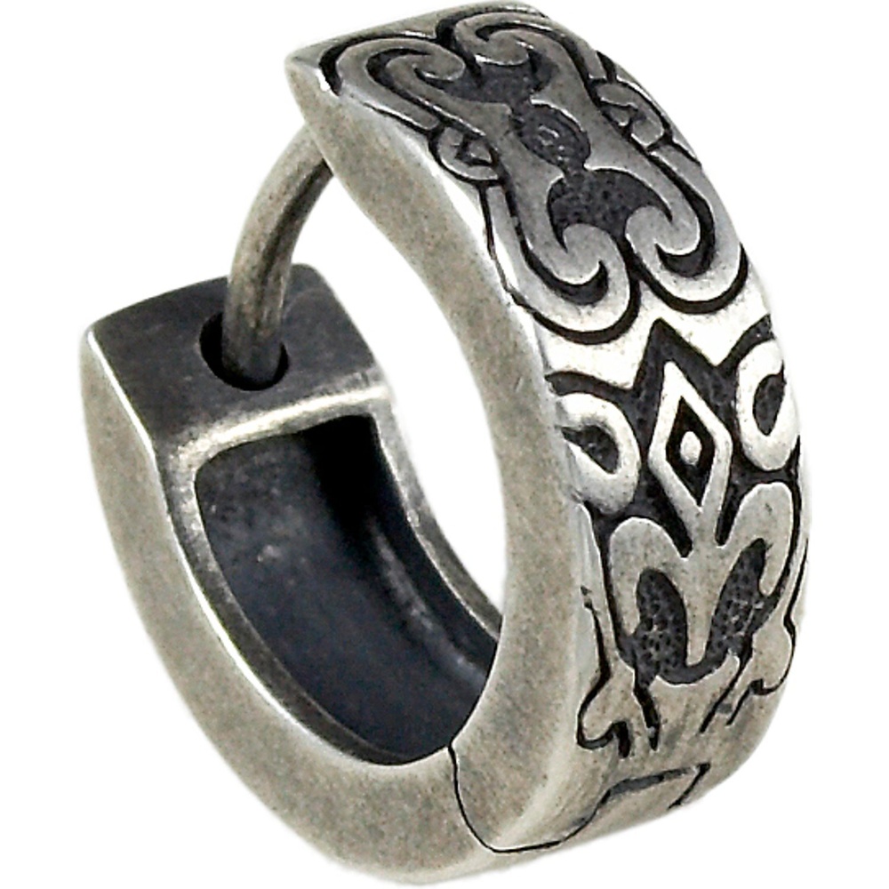 caï Boucle d'oreille unique 925 Argent Boucles d'oreilles