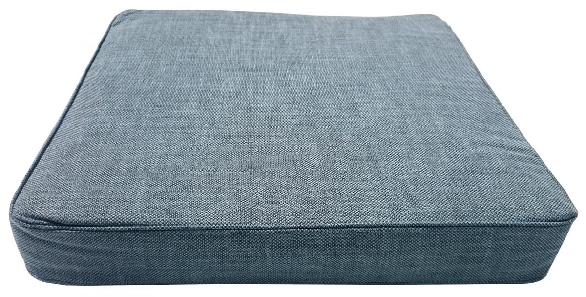 Famous Home Sitzkissen Loungekissen 60x60cm Ice Blue Extra Comfort