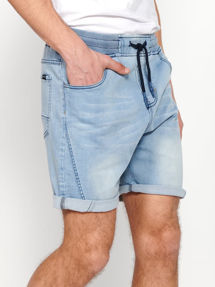 KOROSHI Bermuda Jogger Denim in blau günstig kaufen